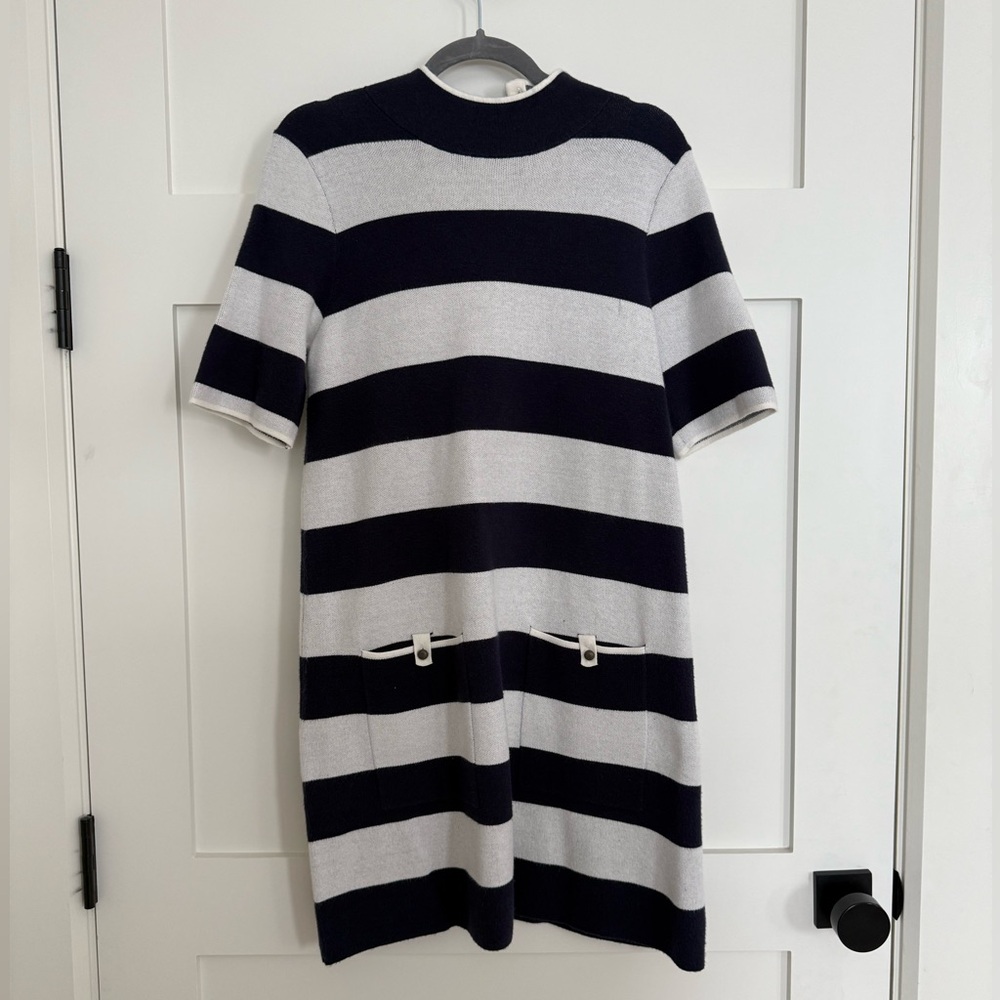 Anthropology Maeve Mock Neck Mini Sweater Dress
